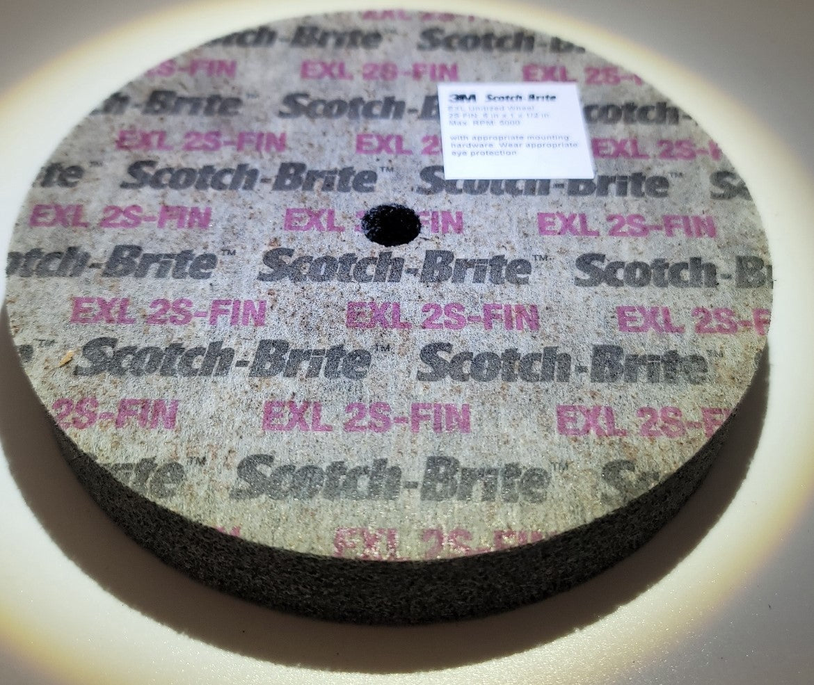 Unitized deburring wheel 6" w/ 1" thickness