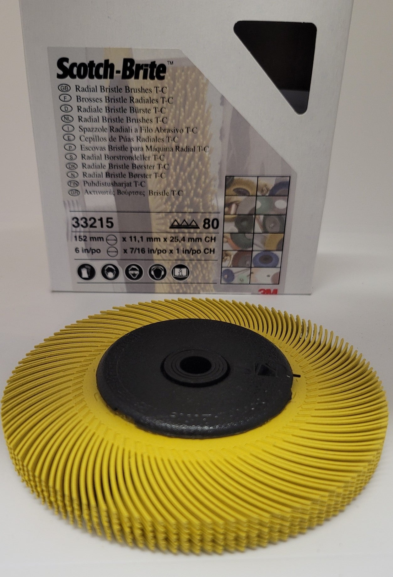 Radial Bristle finishing wheel 80 grit